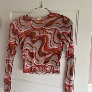 Altar’d State 70’s Retro Long Sleeve Shirt